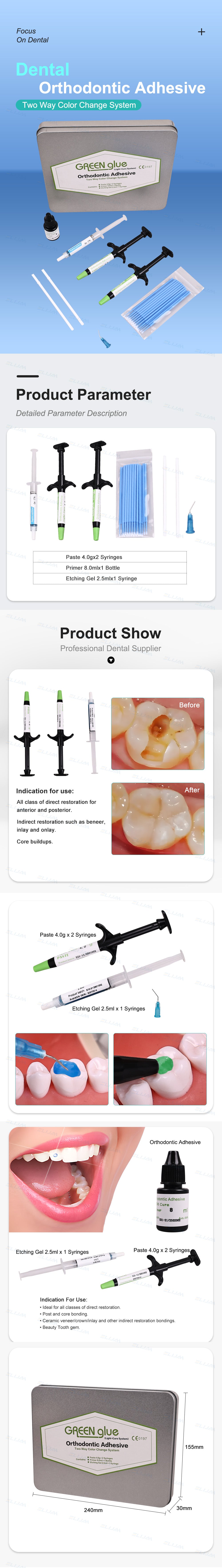 CYU159 Dental Orthodontic Adhesive Kit Green Glue
