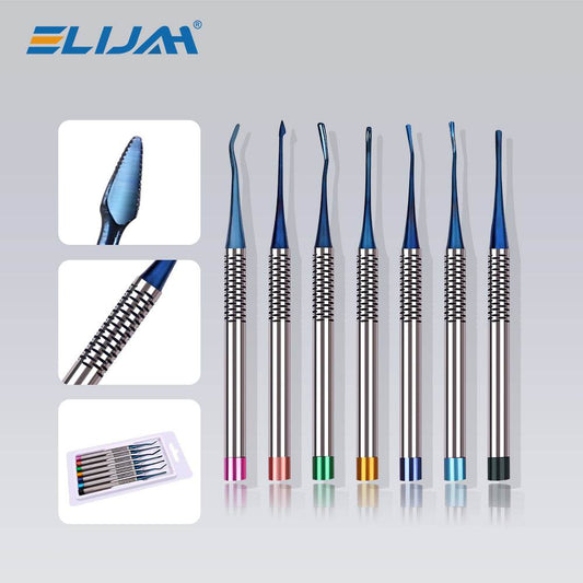 CYW728 Dental Titanium Alloy Elevator Set - Denspay Dental - Extraction Forceps & Elevators