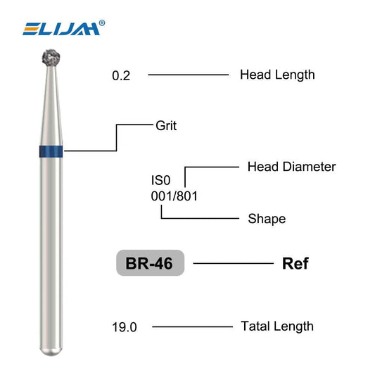CYF248 Dental Diamond Burs - Denspay Dental - Diamond Burs