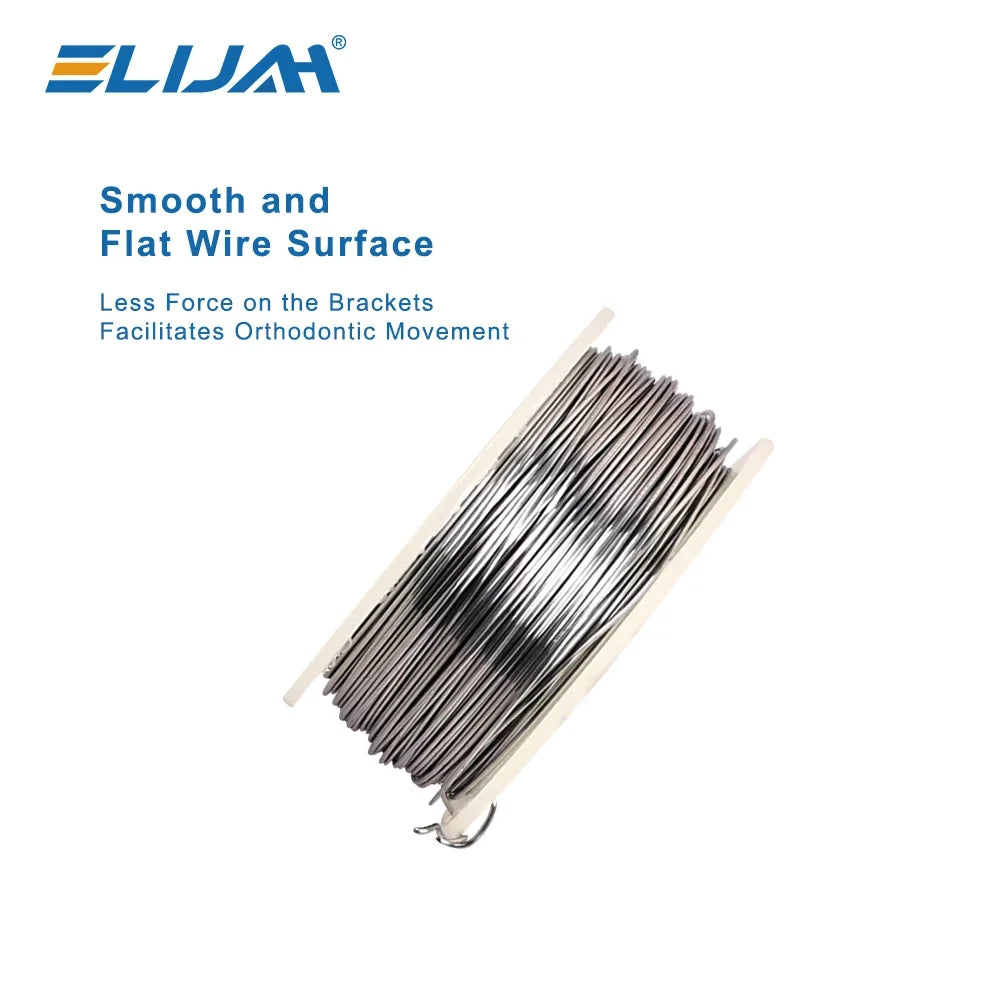 CYZ028 ELIJAH Dental Orthodontic Ligature Wire Round 0.2/0.25/0.3/0.4mm Stainless Steel Ligating Wire Dentistry Materials Teeth Braces