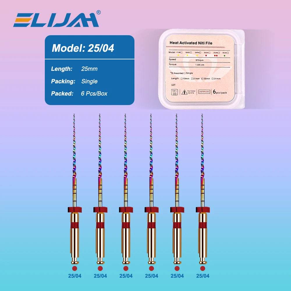 CYF305 Dental Niti Rainbow Files - Denspay Dental - Self-Adjusting Motor Files