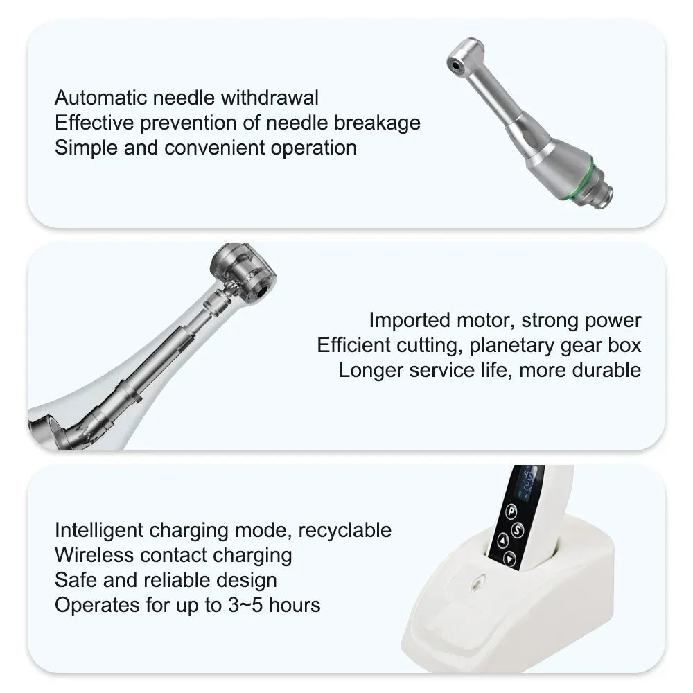 CYE027 Dental LED Endo Motor 16:1 Contra Angle
