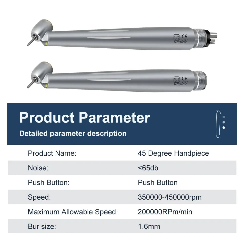 ELIJAH Dental 45° High Speed Handpiece