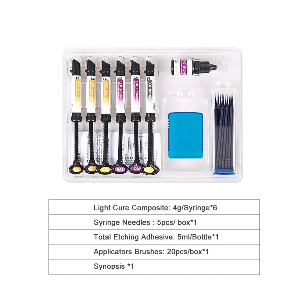 CYU115 Dentex Dental Nano Hybrid Light Cure Composite Kit