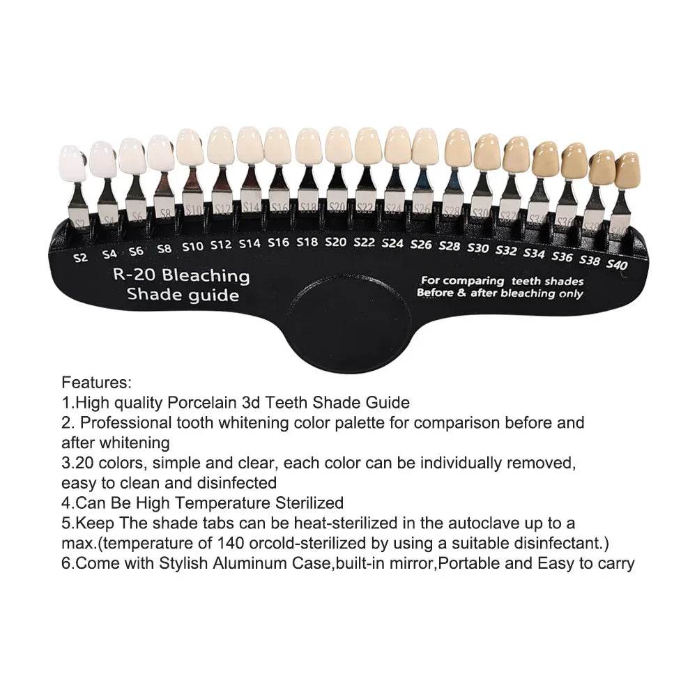 CYD062 Dental Bleaching Shade Guide - Denspay Dental - shade guide