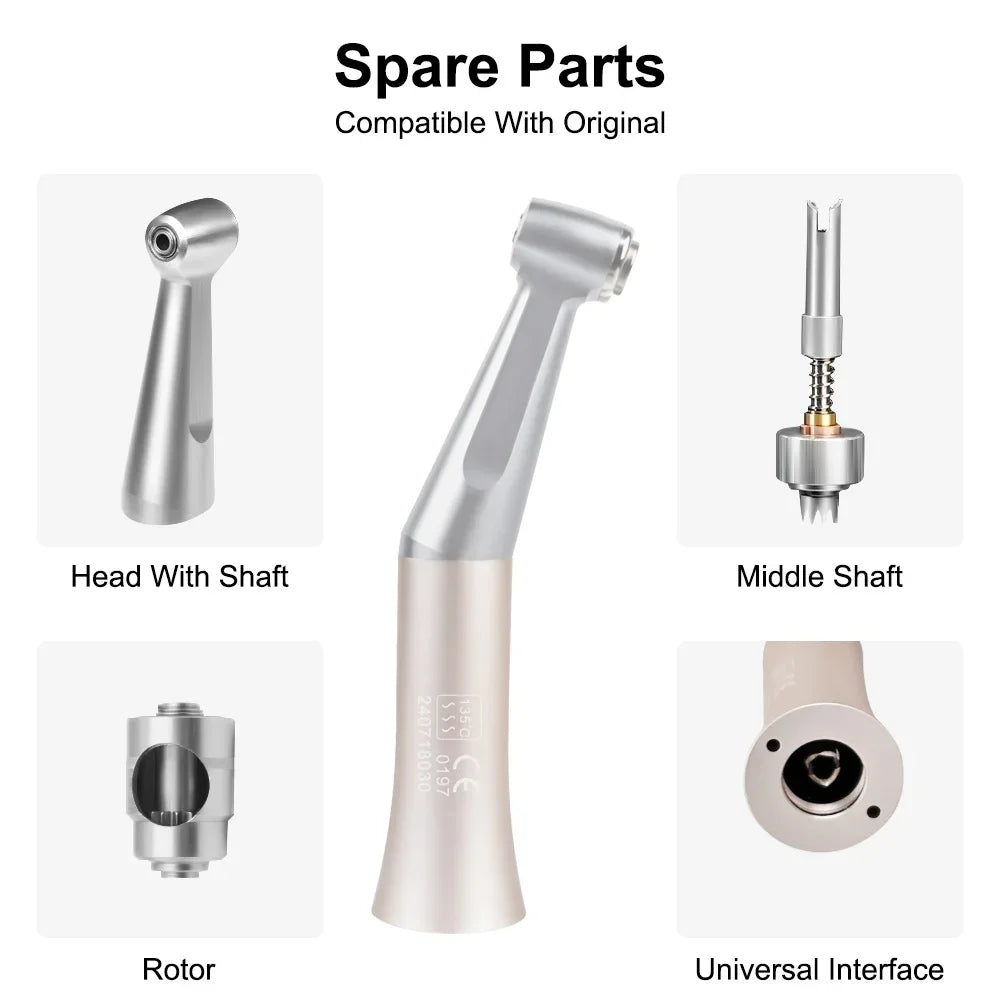 ELIJAH Dental FX Style E-Type 1:1 Contra Angle Handpiece Slow Speed