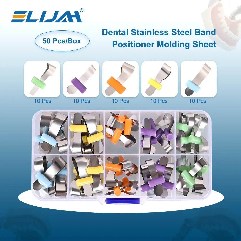 ELIJAH 50Pcs/Box Dental Molding Sheet Sectional