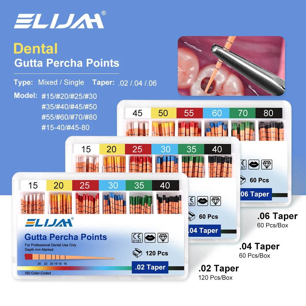 CYF337 Dental Gutta Percha Points - Denspay Dental - Gutta Percha Points