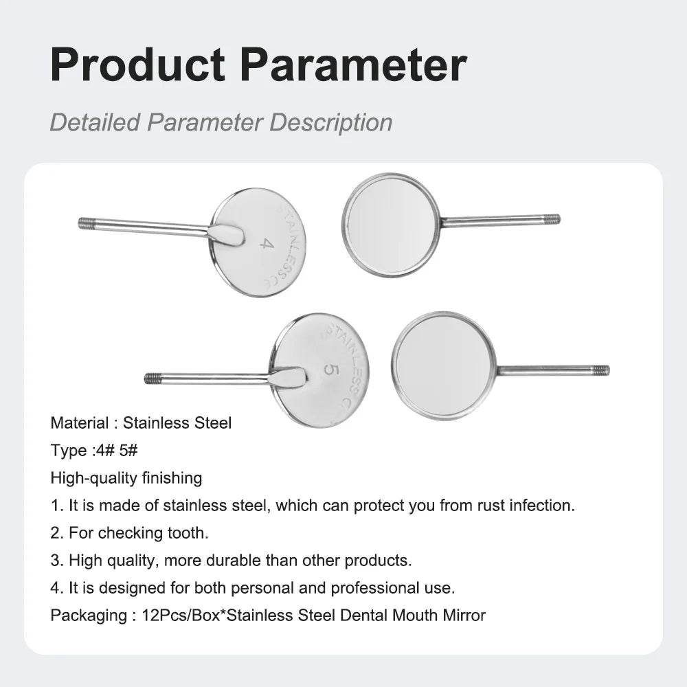 CYW469 Dental Stainless Steel Mouth Mirror - Denspay Dental - Dental Mouth Mirror