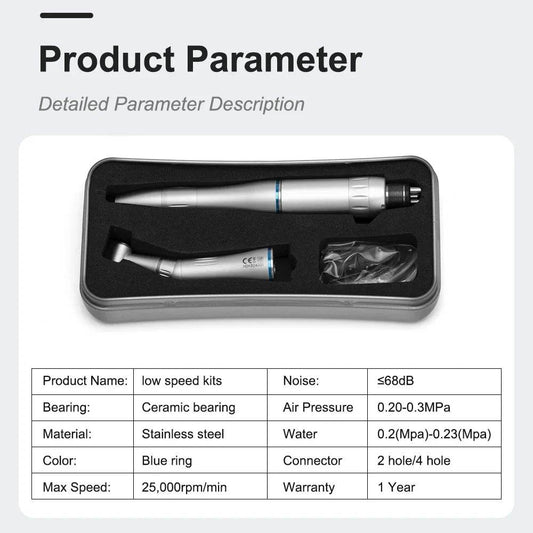 CYC207 Dental 2/4 Holes Low Speed Handpiece - Denspay Dental - Contra Angle Handpiece