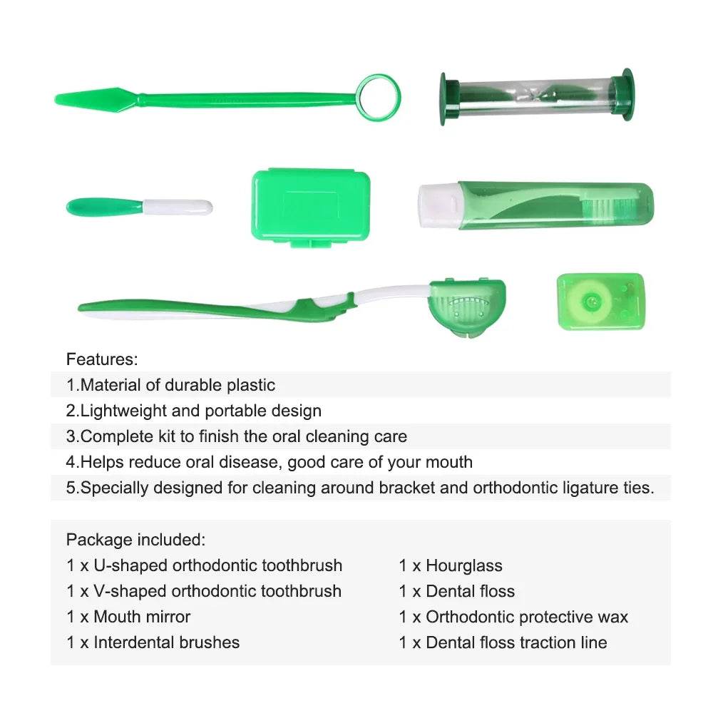 CYZ033 Dental Orthodontic Cleaning Kit - Denspay Dental - Teeth Cleaning Tools