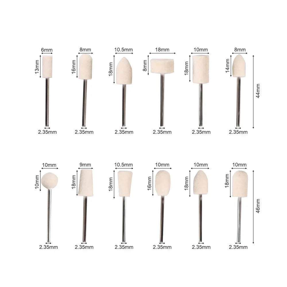 CYF328 Wool Felt Grinding Sanding Head