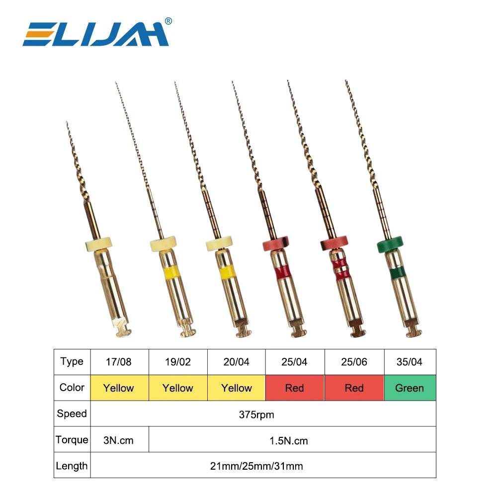 CYF225 Dental Heat-Activated Root Canal Files - Denspay Dental - Self-Adjusting Motor Files