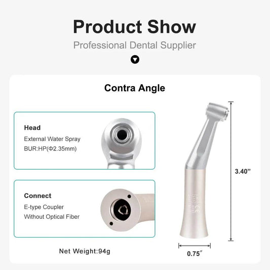 CYC218 Dental FX 1:1 Contra Angle Handpiece Slow Speed - Denspay Dental - Contra Angle Handpiece