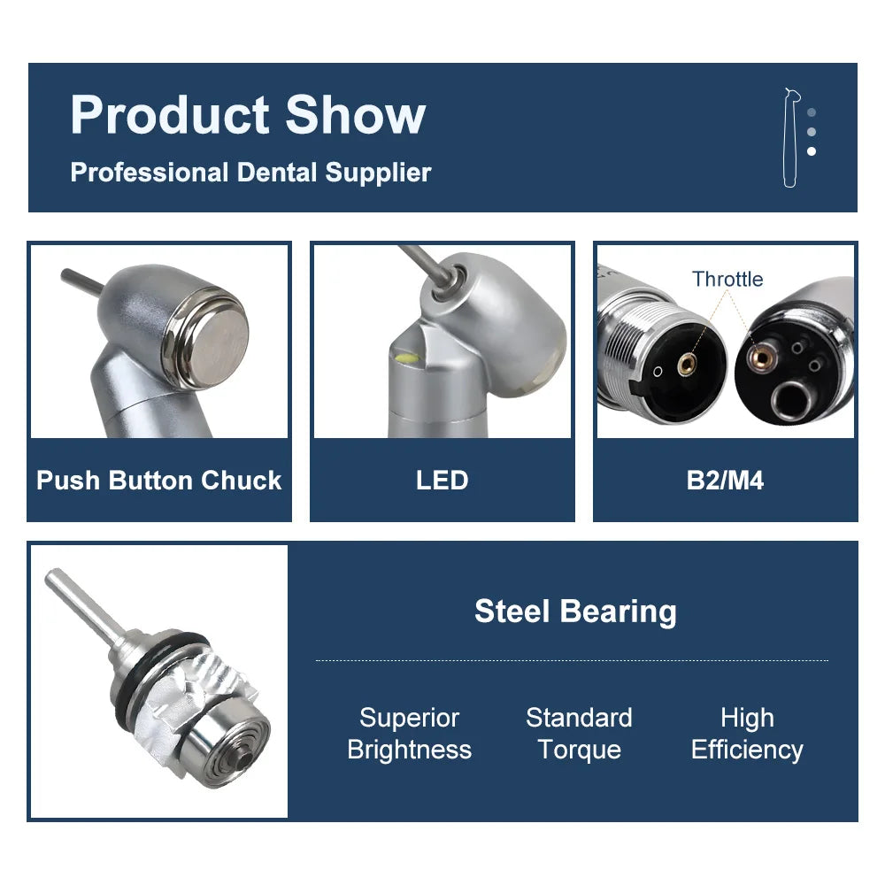 ELIJAH Dental 45° High Speed Handpiece
