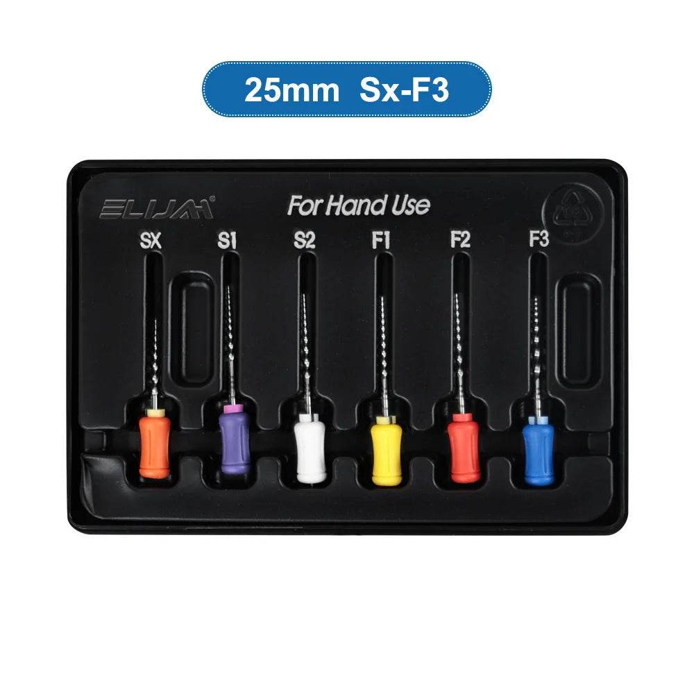 CYF214 Dental Hand Use Root Canal Treatment Pro-Taper Files - Denspay Dental - Self-Adjusting Handheld Files