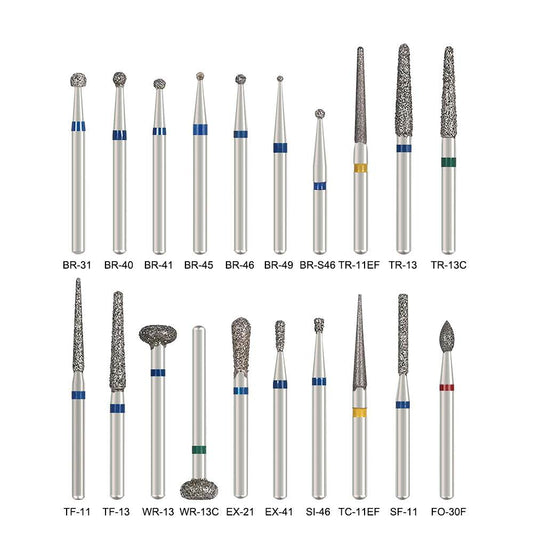 CYF248 Dental Diamond Burs - Denspay Dental - Diamond Burs