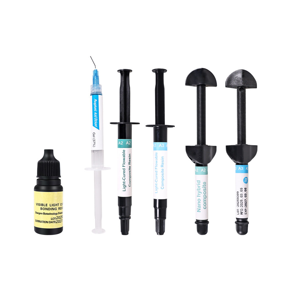 ELIJAH Dental Flowable Light Curing Gel Resins Kit