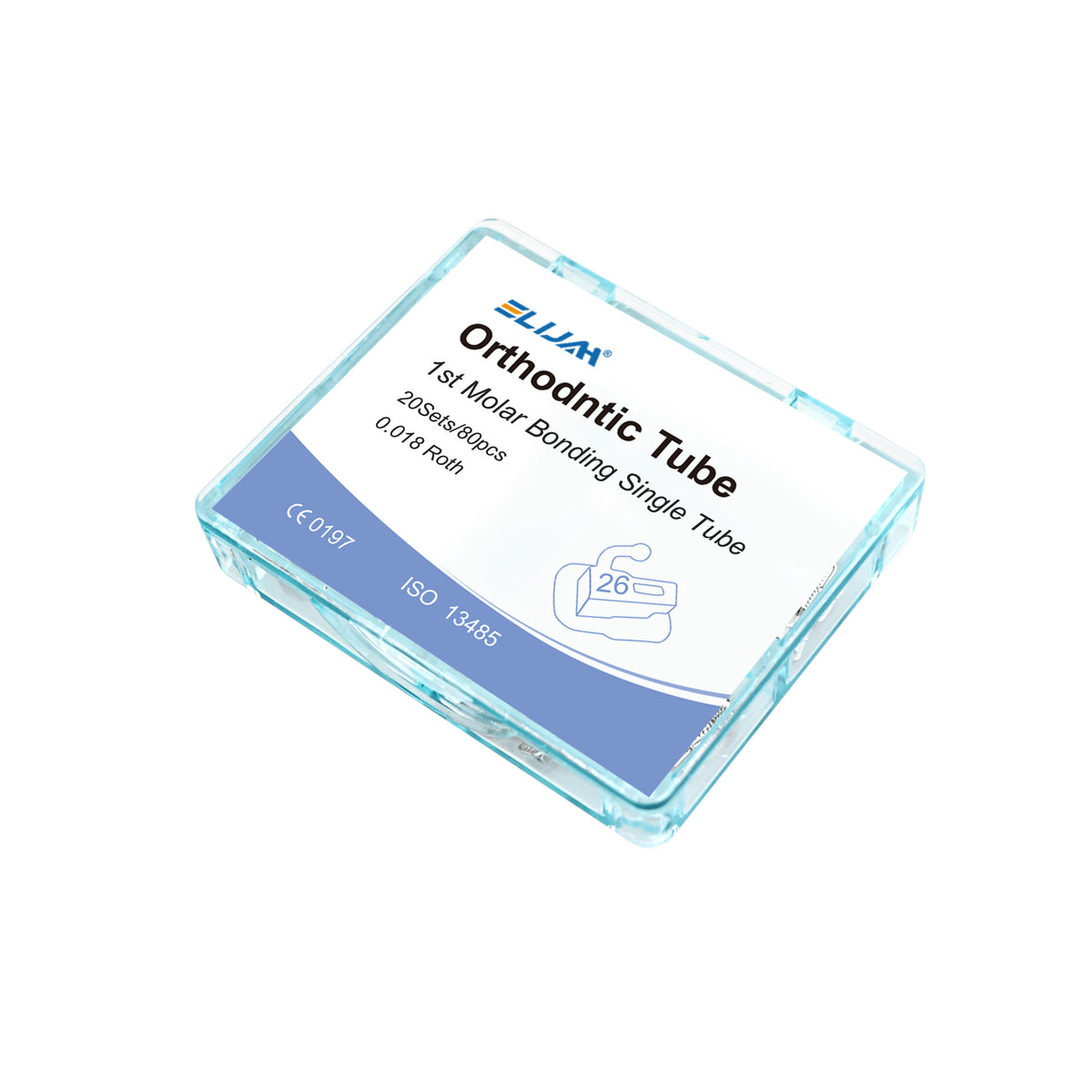 CYZ012 Dental Orthodontic 1st Molar Bonding Single Buccal Tube MBT 0.018/0.022