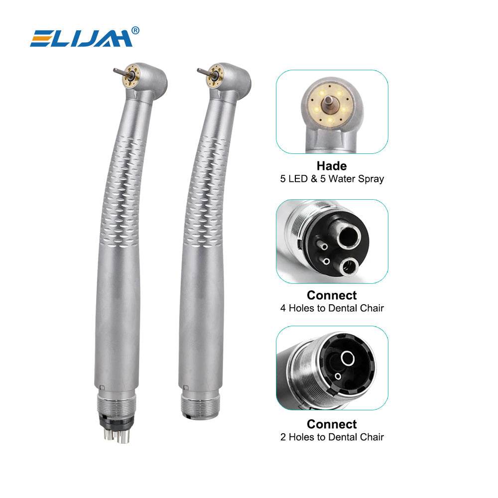 CYC224 Dental 5 LED Light High Speed Handpiece Shadowless - Denspay Dental - High Speed Handpiece