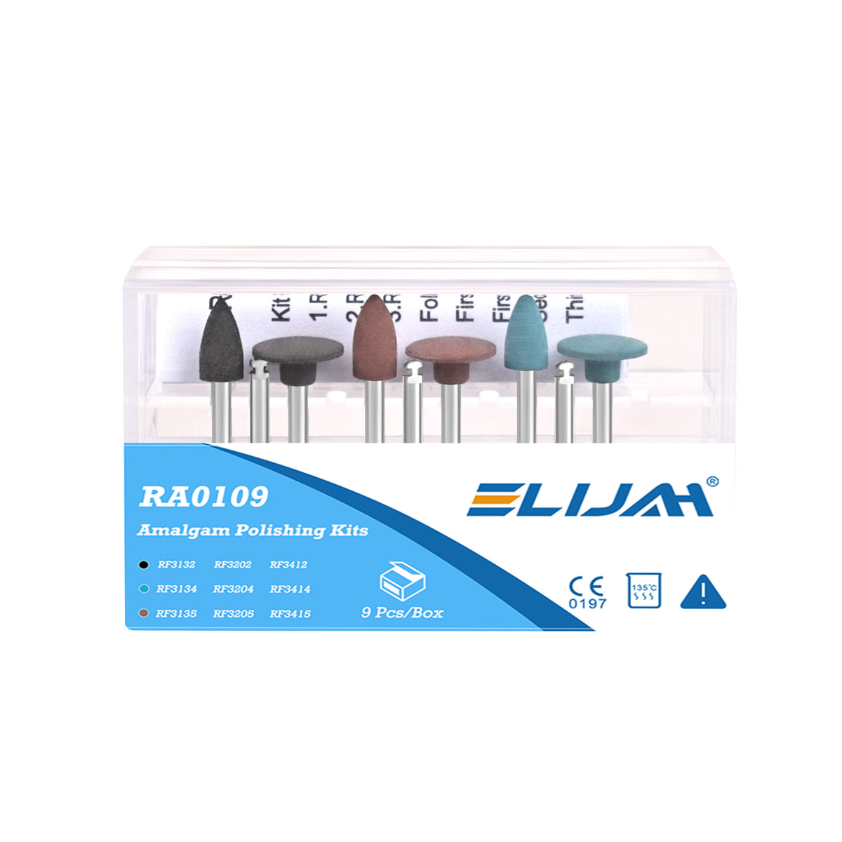CYW070/71 Dental Composite Polishing Kit RA0309 RA0109, RA Shank Polishing Burs Set
