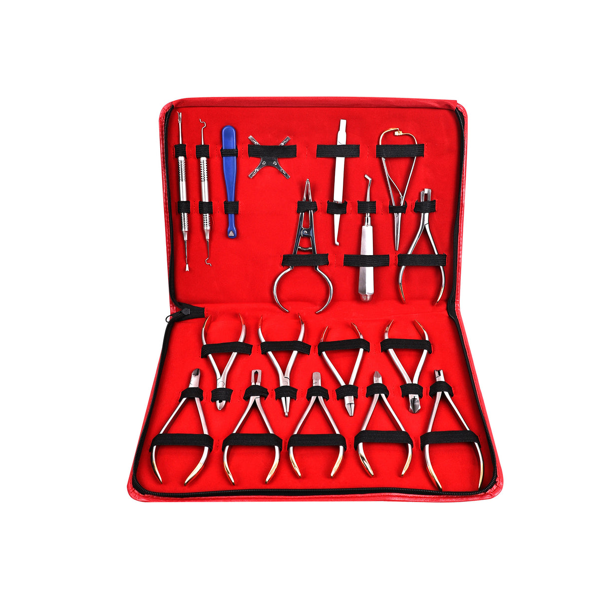 CYZ018 18-in-1 stainless steel dental tool kit