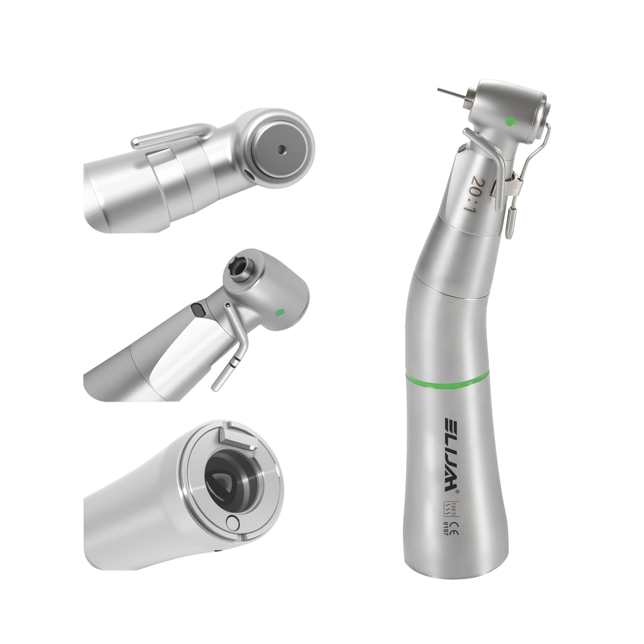 202C13H Dental Fiber Optic 20:1 Implant Contra Angle Handpiece-Kavo Style