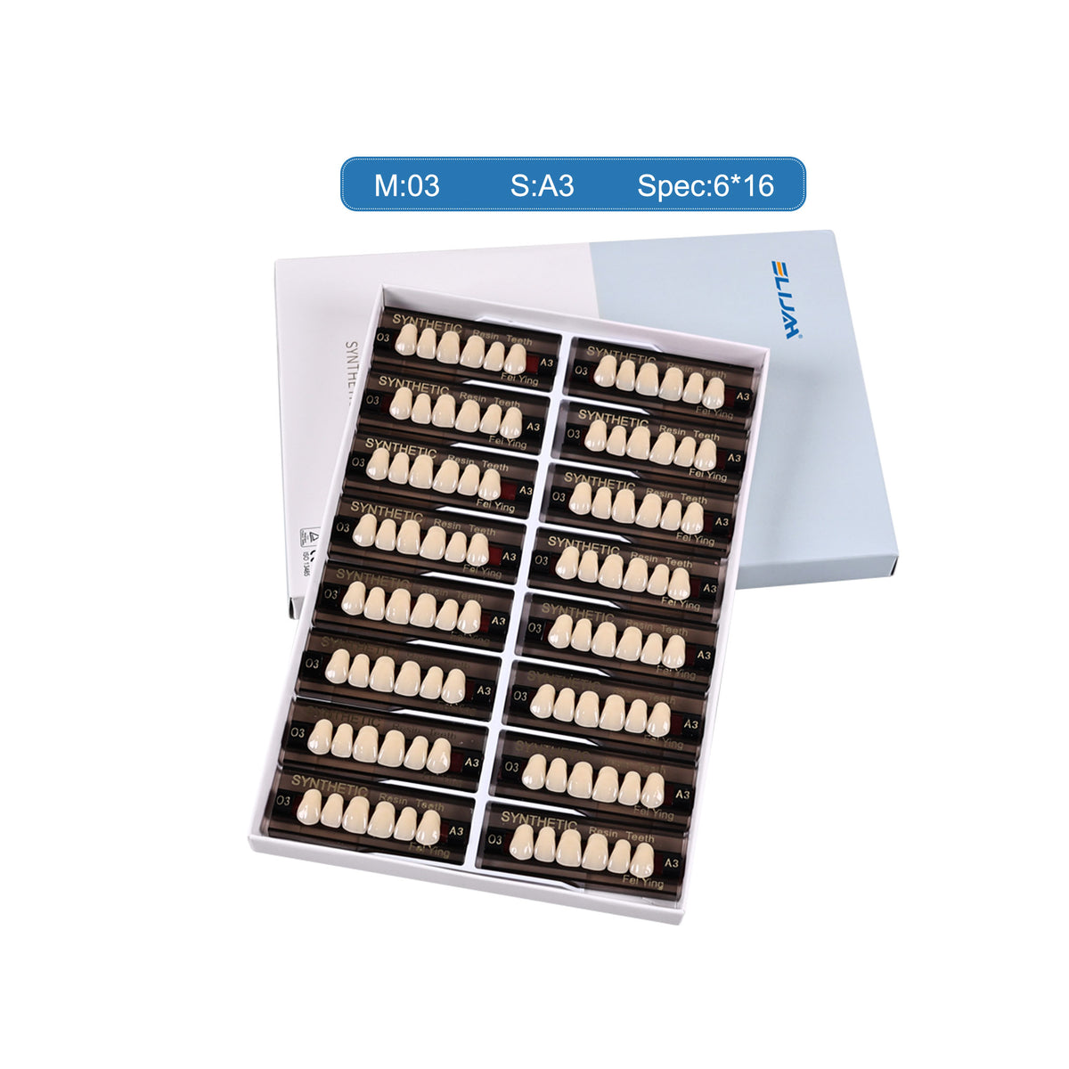 CYU127 Dental Synthetic Resin Teeth Posterior Anterior Full Mouth Denture