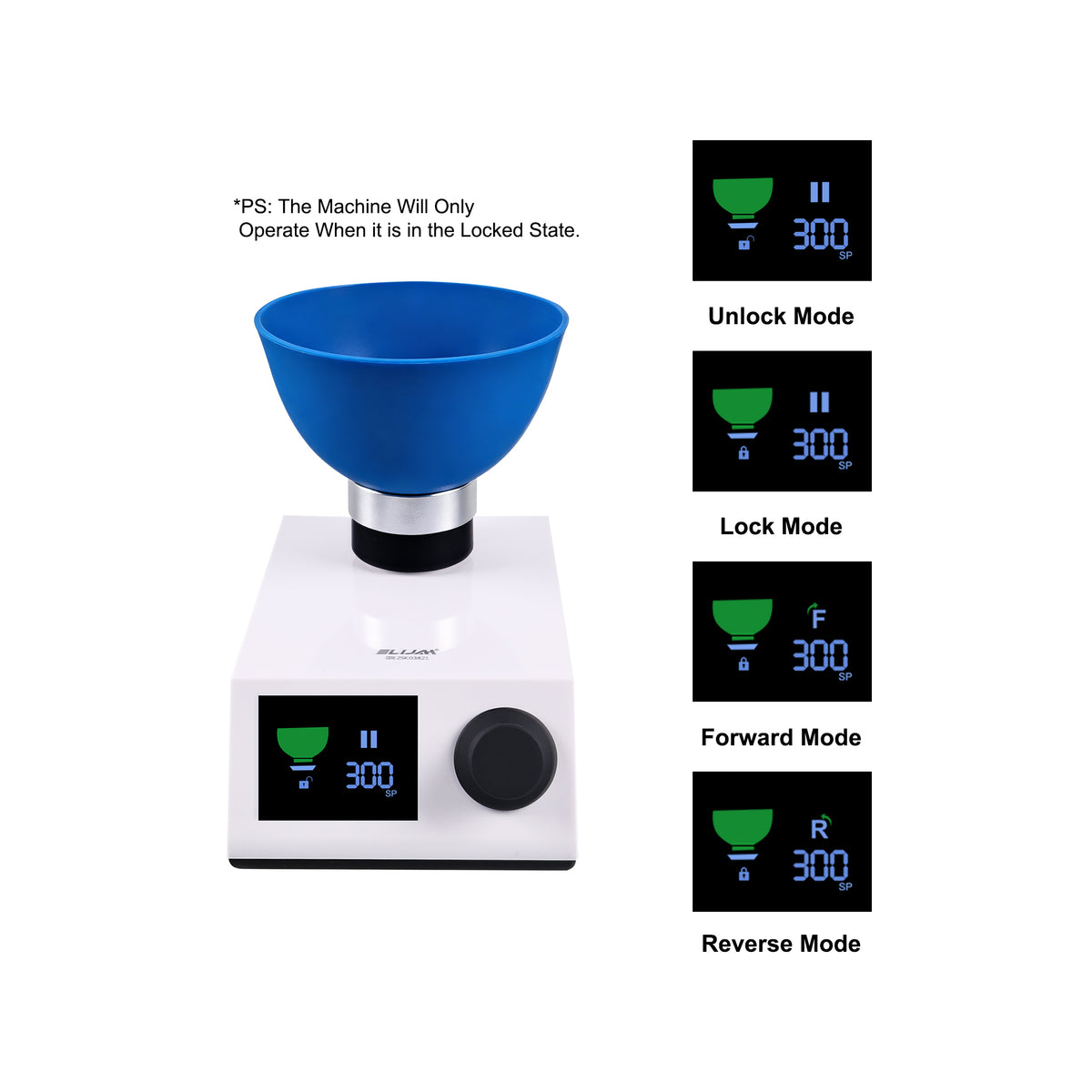 CYQ018 Automatic Dental Alginate Impression Materials Mixer 5–300RPM