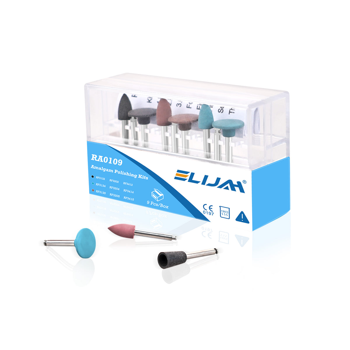 CYW070/71 Dental Composite Polishing Kit RA0309 RA0109, RA Shank Polishing Burs Set