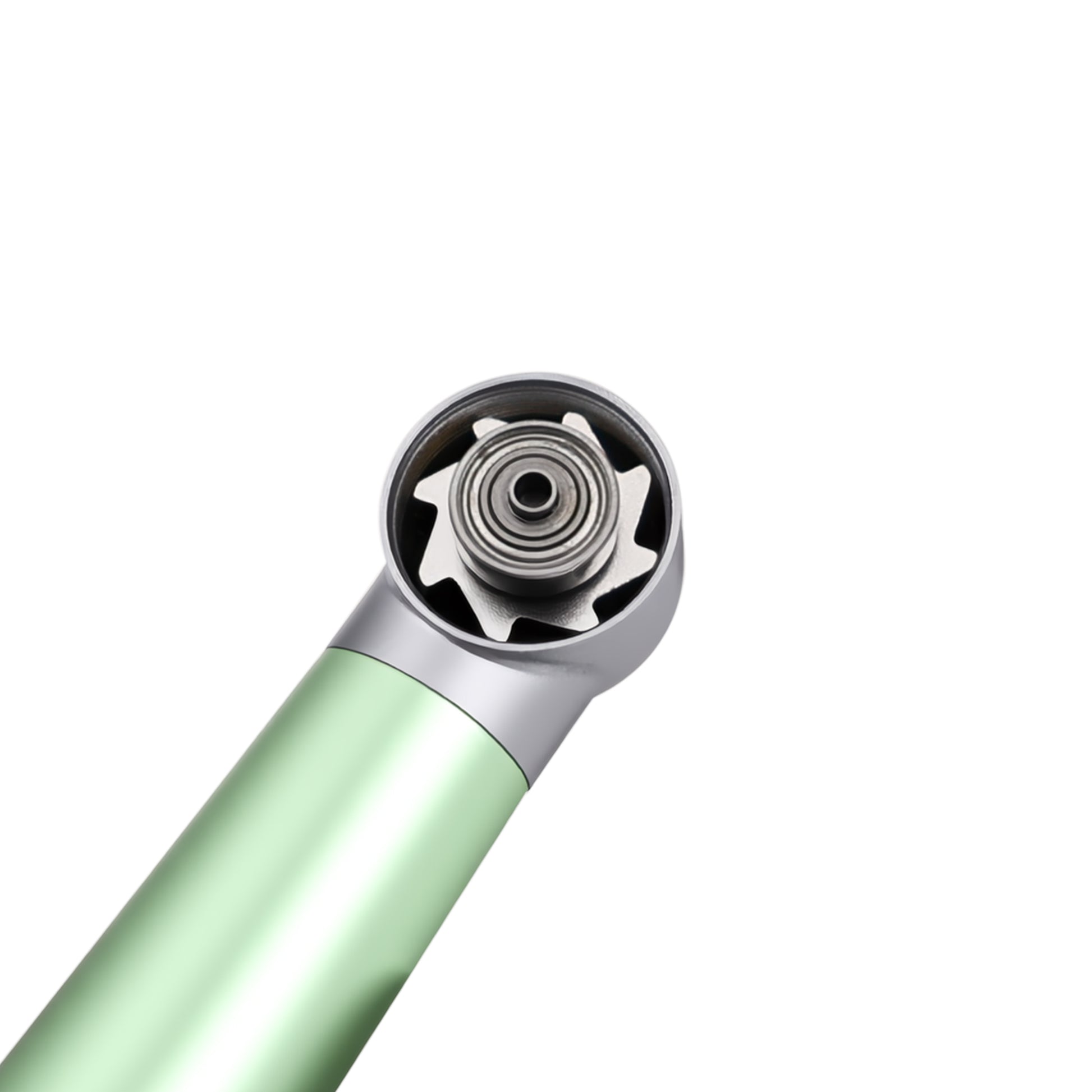 colorful high speed handpiece single water spray internal turbine closeup