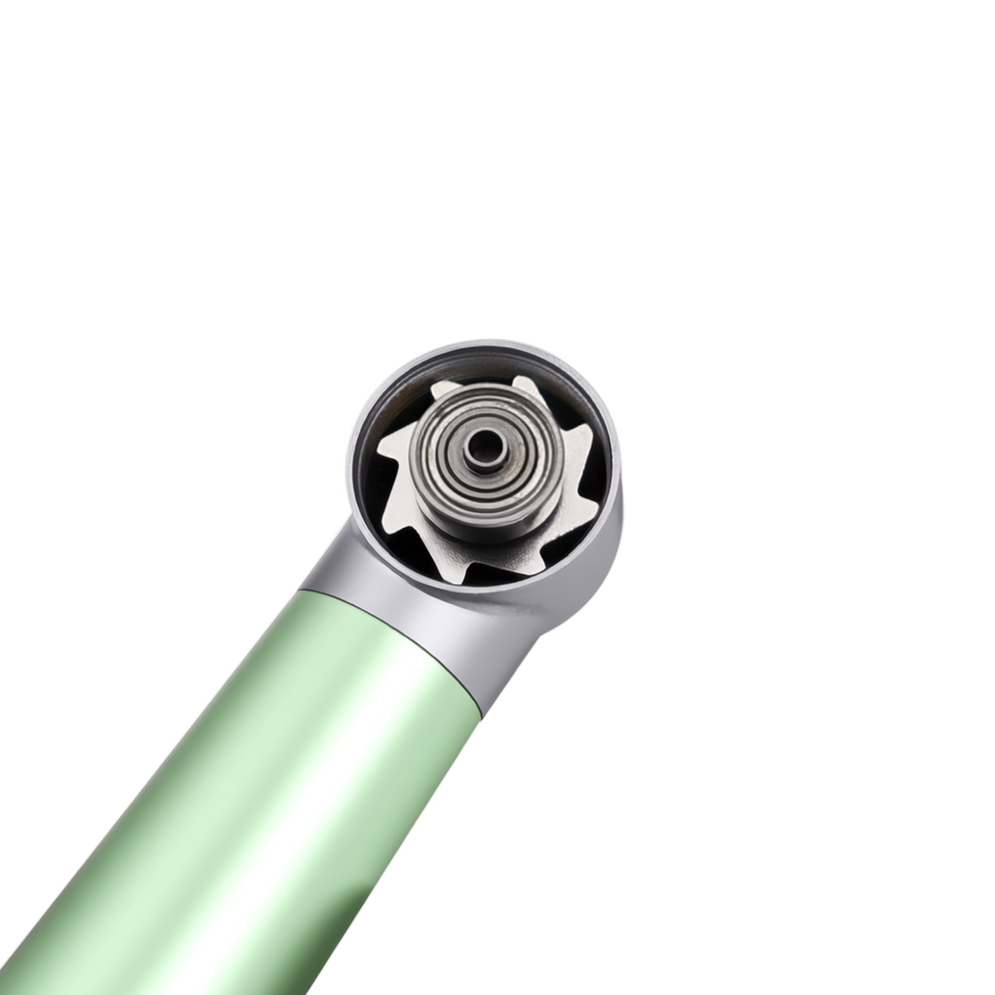 colorful high speed handpiece single water spray internal turbine closeup