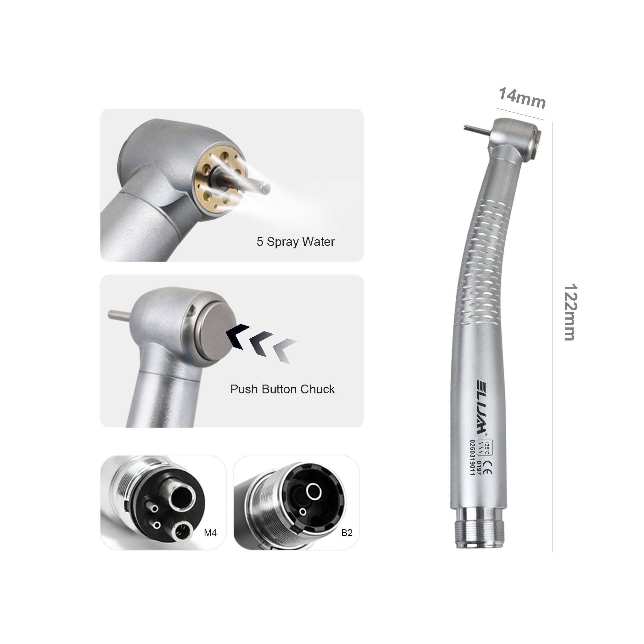CYC224 Shadowless 5 LED High Speed Handpiece