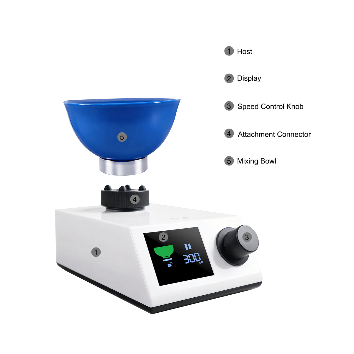 CYQ018 Automatic Dental Alginate Impression Materials Mixer 5–300RPM