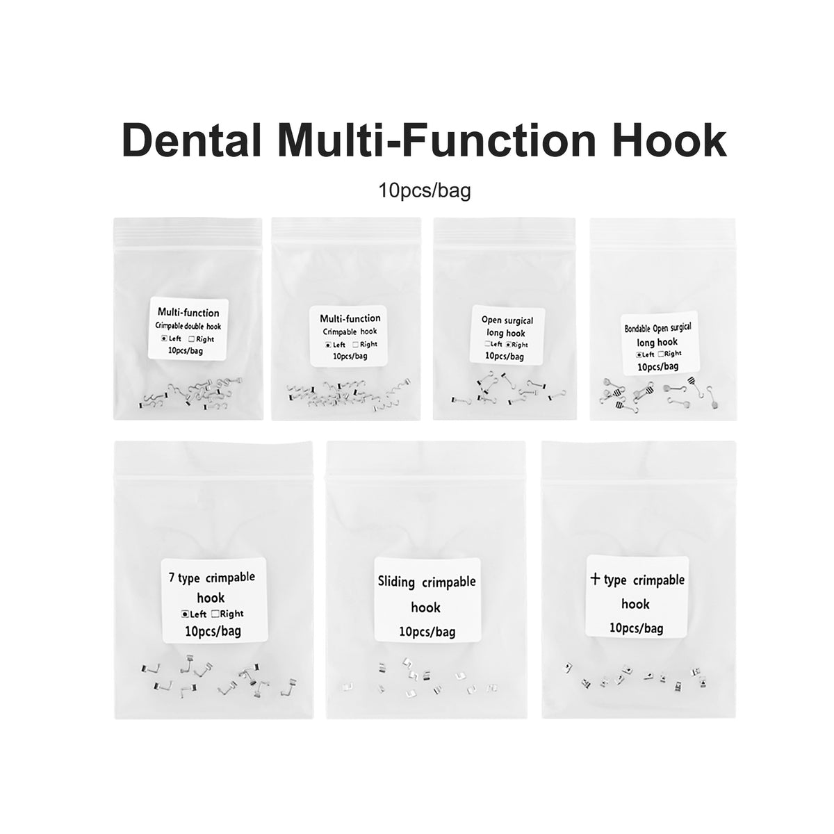 CYZ007 Dental Orthodontic Crimpable Hook 10pcs