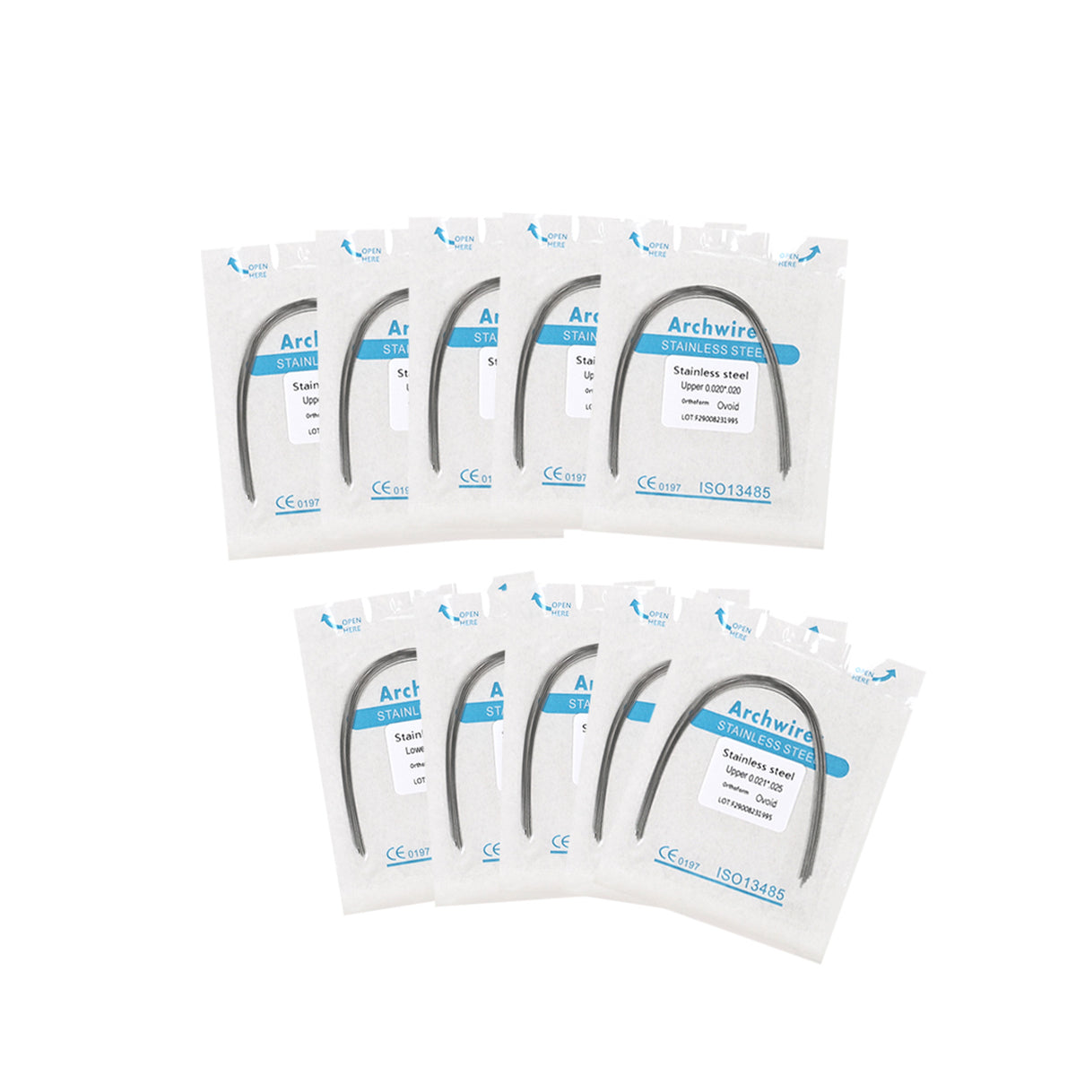 CYZ010 Professional Dental Orthodontic Arch Wire - Stainless Steel