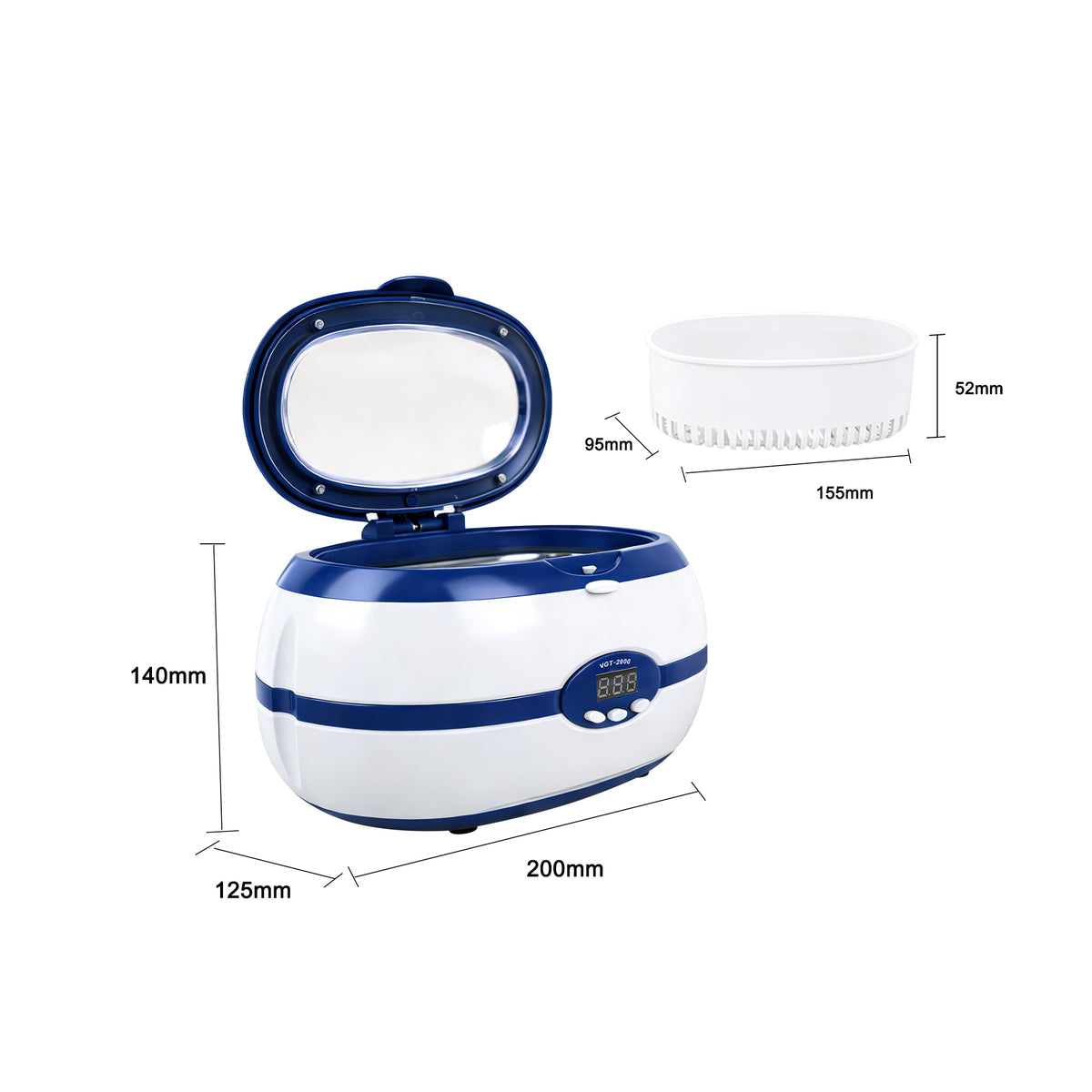 CYR025  Dental Ultrasonic Cleaner VGT-2000