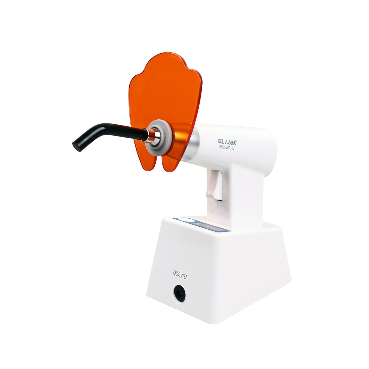 Orange eye protective shield accessory for 1600mw high power dental curing lamp