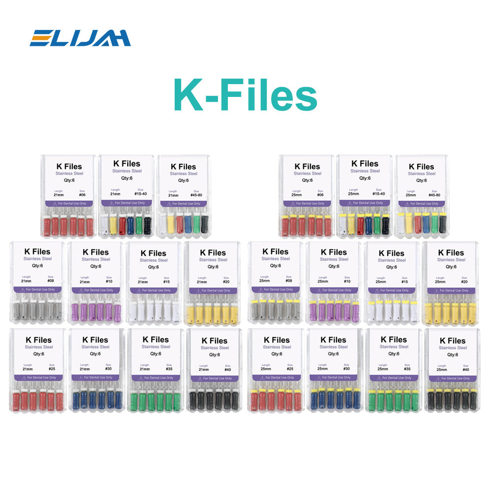 Stainless steel K-file, purple packaging - CYF217