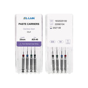 Dental Rotary Paste Carriers package front view 4pcs 25mm #25-40