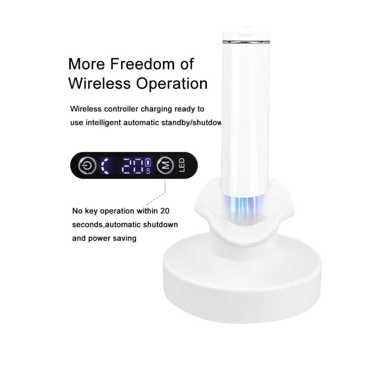Autoclavable light guide tip structural detail of 1s ultra-fast dental curing lamp