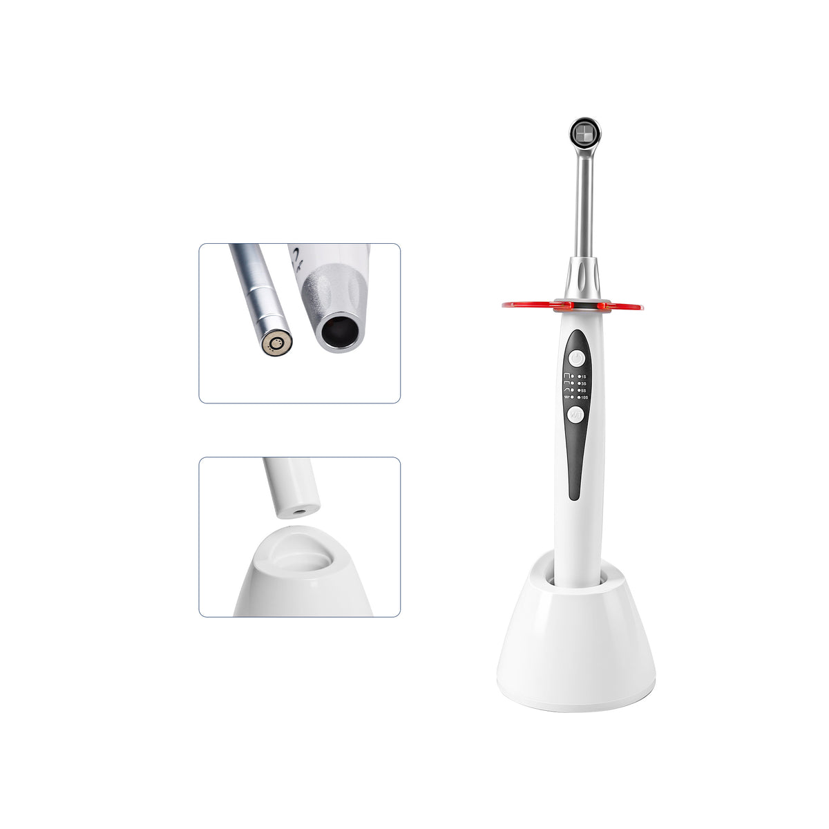 Matching charging dock stand for wireless curing light