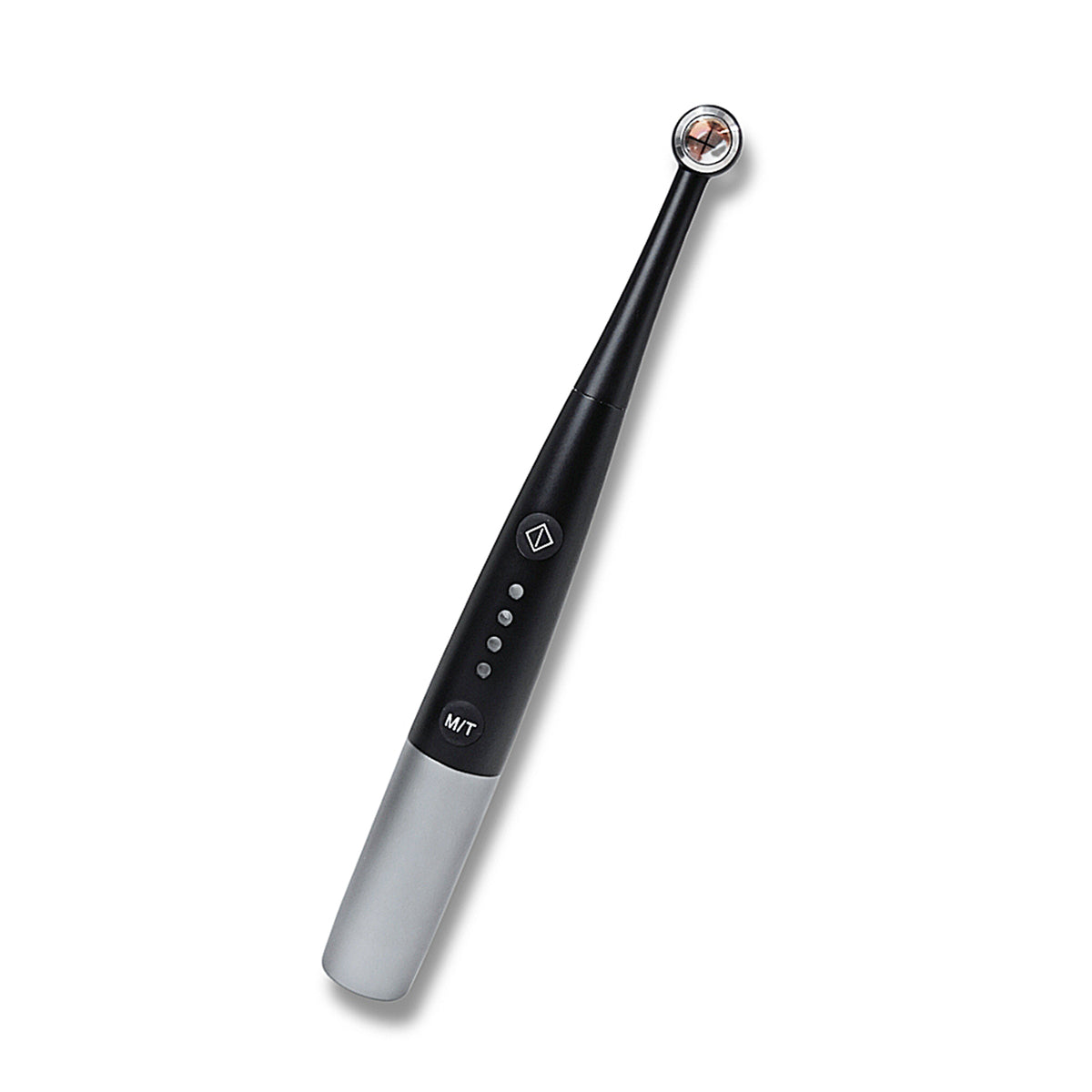 Ergonomic side profile of lightweight 1s curing light handpiece