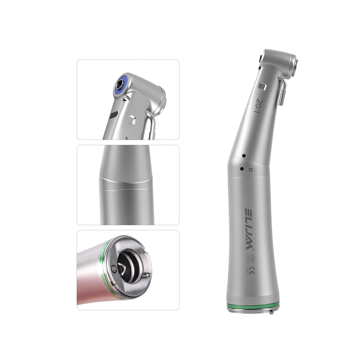 202A6 & 202A6B Dental 20:1 Fiber Optic Implant Contra Angle Handpiece-NSK Style