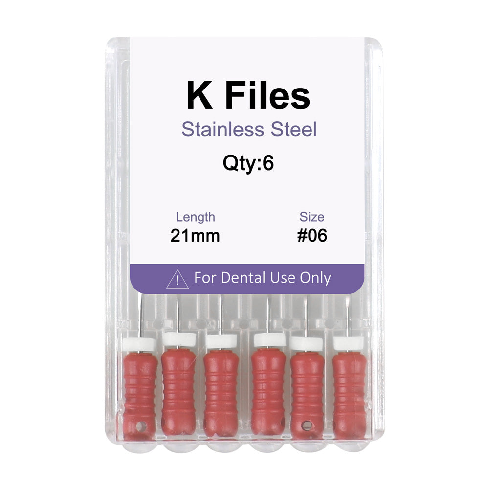 Stainless steel K-file, purple packaging - CYF217