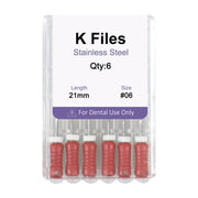 Stainless steel K-file, purple packaging - CYF217