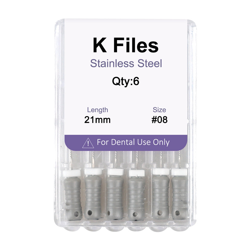 Stainless steel K-file, purple packaging - CYF217