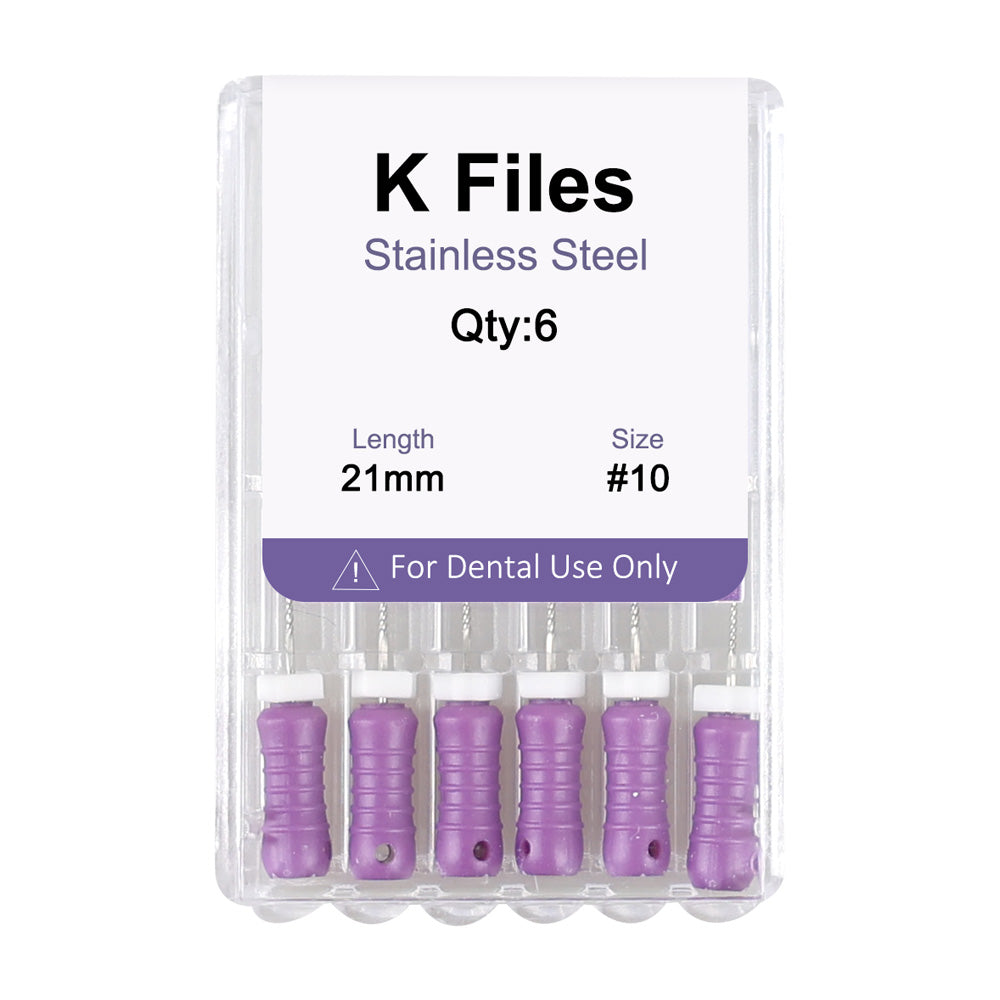 Stainless steel K-file, purple packaging - CYF217
