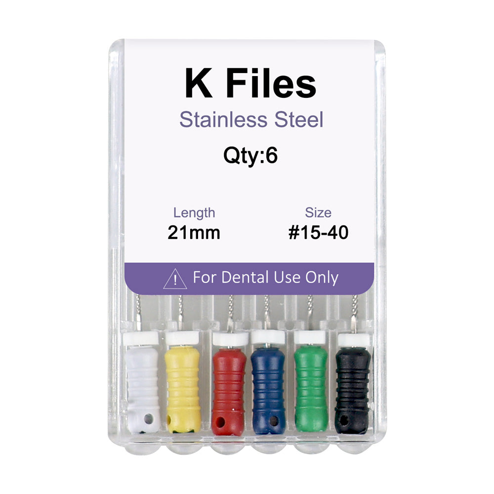 Stainless steel K-file, purple packaging - CYF217