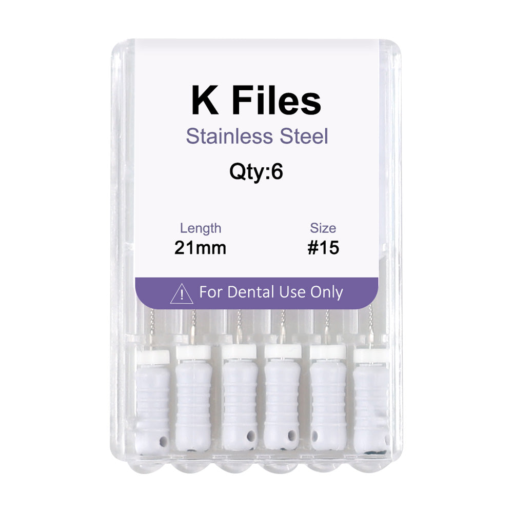 Stainless steel K-file, purple packaging - CYF217